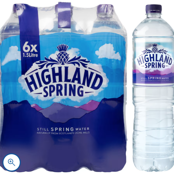 Highland Spring Still Water 6 X 1.5 Ltrs